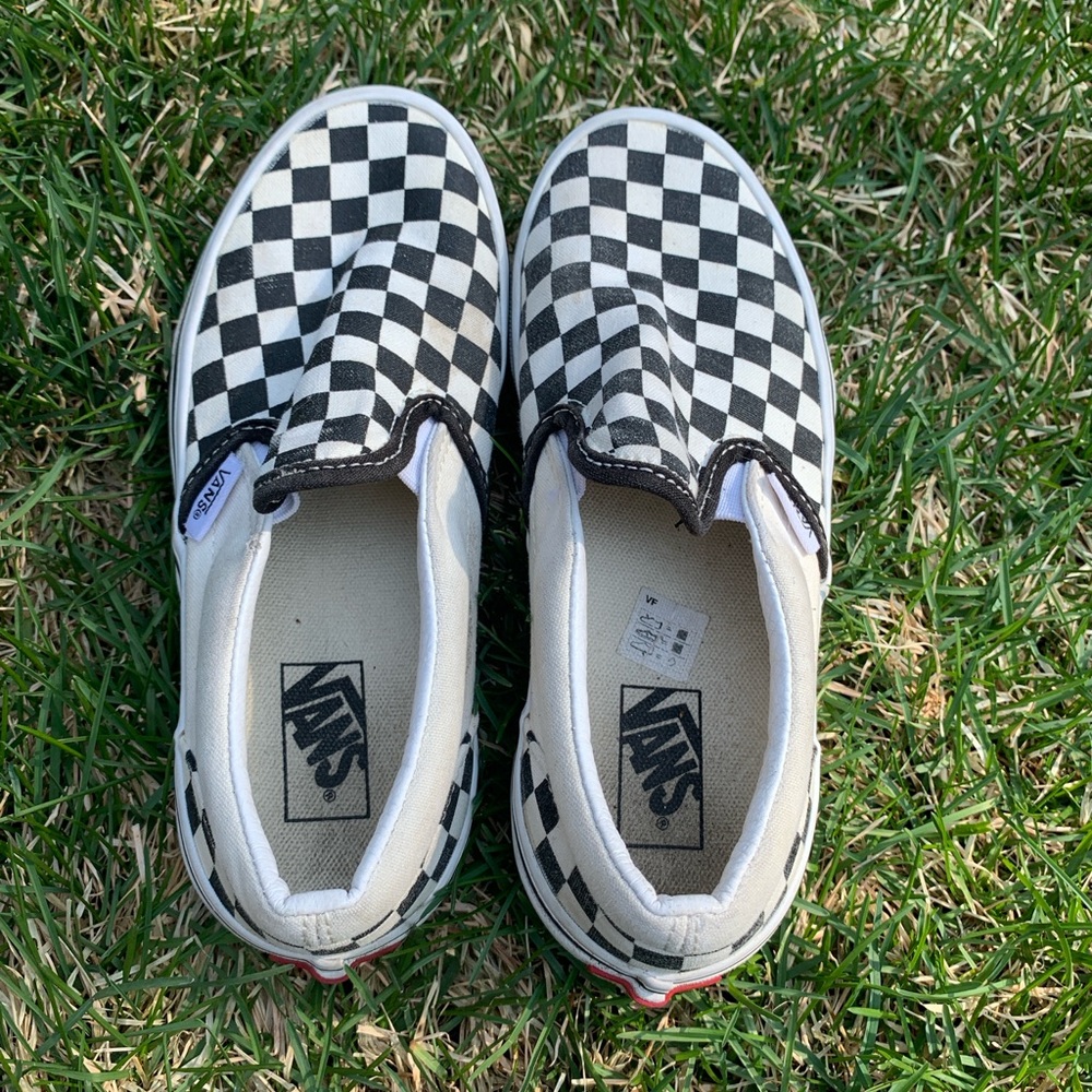Cheer 2 1/2 size kids vans sneakers